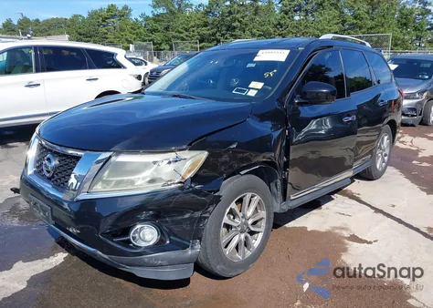 2014 Nissan Pathfinder Sl z USA, uszkodzony, nr VIN 5N1AR2MMXEC619323